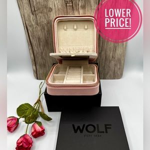 WOLF Caroline Zip Travel Jewelry Case
